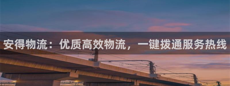 28圈开奖预测：安得物流：优质高效物